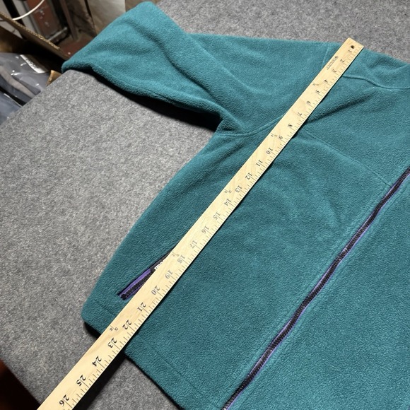 Vintage LL Bean Jacket Womens S Aztec Trim Fleece Polartec Series Windbloc USA - Picture 9 of 9